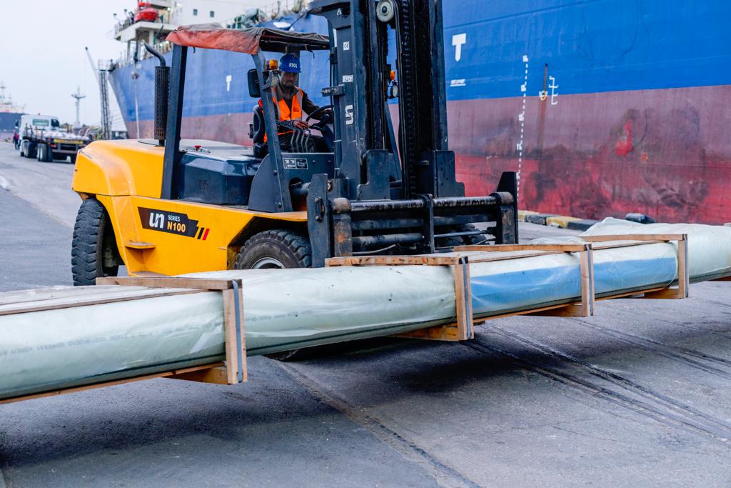 Cargo handling activities at PTOL terminal